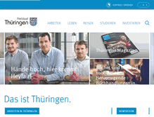 Tablet Screenshot of das-ist-thueringen.de